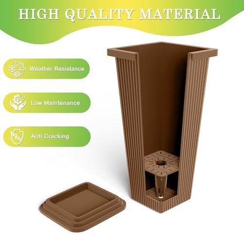 TUYOHW - TUYOHW Set of 2 Tall Planters